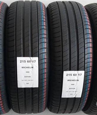 4 gomme 215 60 17 michelin a557