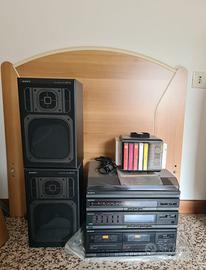 Stereo Sony anno 80 + casse 40W