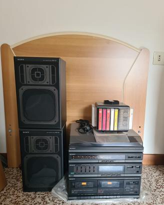 Stereo Sony anno 80 + casse 40W