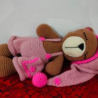 orso dormiglione amigurumi 