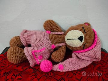 orso dormiglione amigurumi 