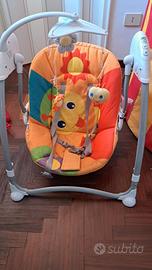 DONDOLINO CAM A BATTERIE O CORRENTE perfettamente