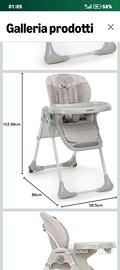 seggiolino da pranzo Foppapedretti 