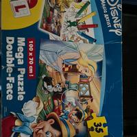 Mega puzzle double Pinocchio Fatina Disney origina