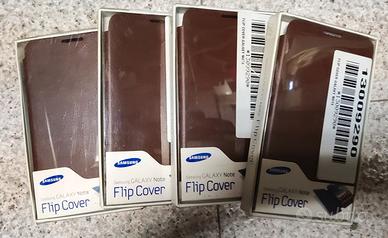 Lotto di 4 Flip Cover Samsung Galaxy Note marroni