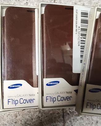 Lotto di 4 Flip Cover Samsung Galaxy Note marroni