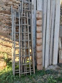 scale antiche in castagno