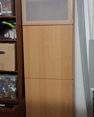 scaffale vetrina modulo besta ikea ne ho 3 pezzi