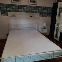 Letto completo struttura +materasso 140×200