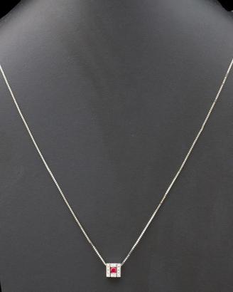 COLLANA DAMIANI BELLE EPOQUE CIONDOLO  ORO BIANCO