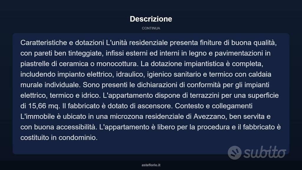 Appartamento – Avezzano, Borgo Via Nuova - Vista 5