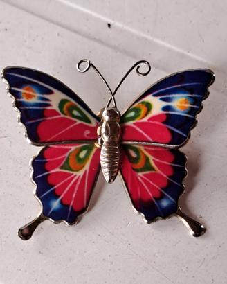 spilla vintage farfalla 