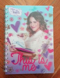 Violetta Disney quadernino / diario dei segreti 