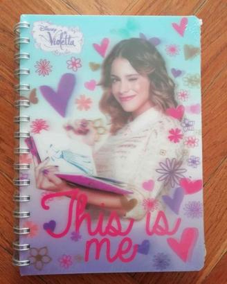 Violetta Disney quadernino / diario dei segreti 
