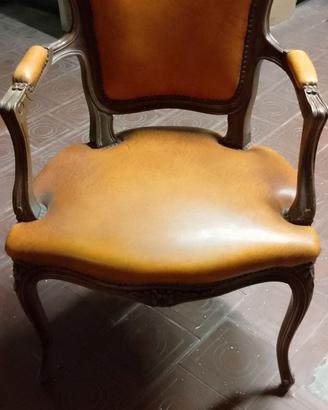 POLTRONA STILE LUIGI XIV