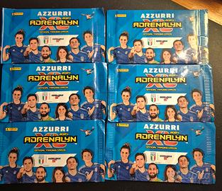 Bustine 6pz. Azzurri 2024 Adrenalyn XL di Panini 
