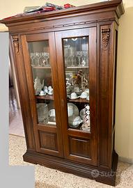 Vetrina in legno massello