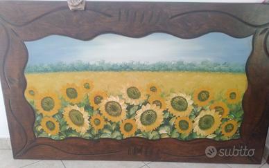 quadro campo girasoli