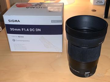 Sigma 30 mm f.1.4 - Con scatola originale.