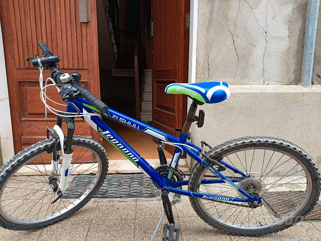 Bicicletta Mountain bike Legnano 24 skull cross Biciclette In