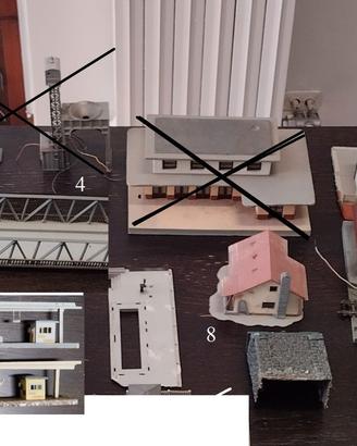 Edifici e accessori RARI vintage fermodellismo H0