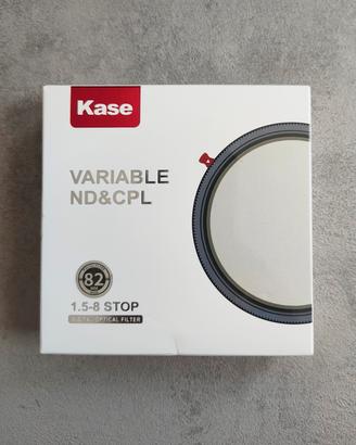 Filtro Kase Variable ND e CPL 1.5-8 Stop 82mm