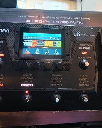 Zoom G6 Pedaliera Multieffetto per chitarra