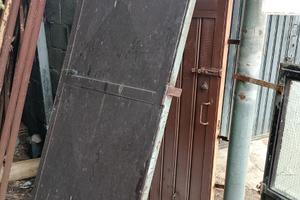 Porta ferro battuto per garage/cantina