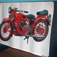 VECCHIO POSTER MOTO GUZZI
