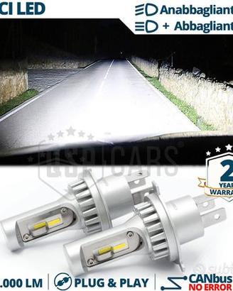 Lampadine LED H4 per PEUGEOT BIPPER Bianco PURO