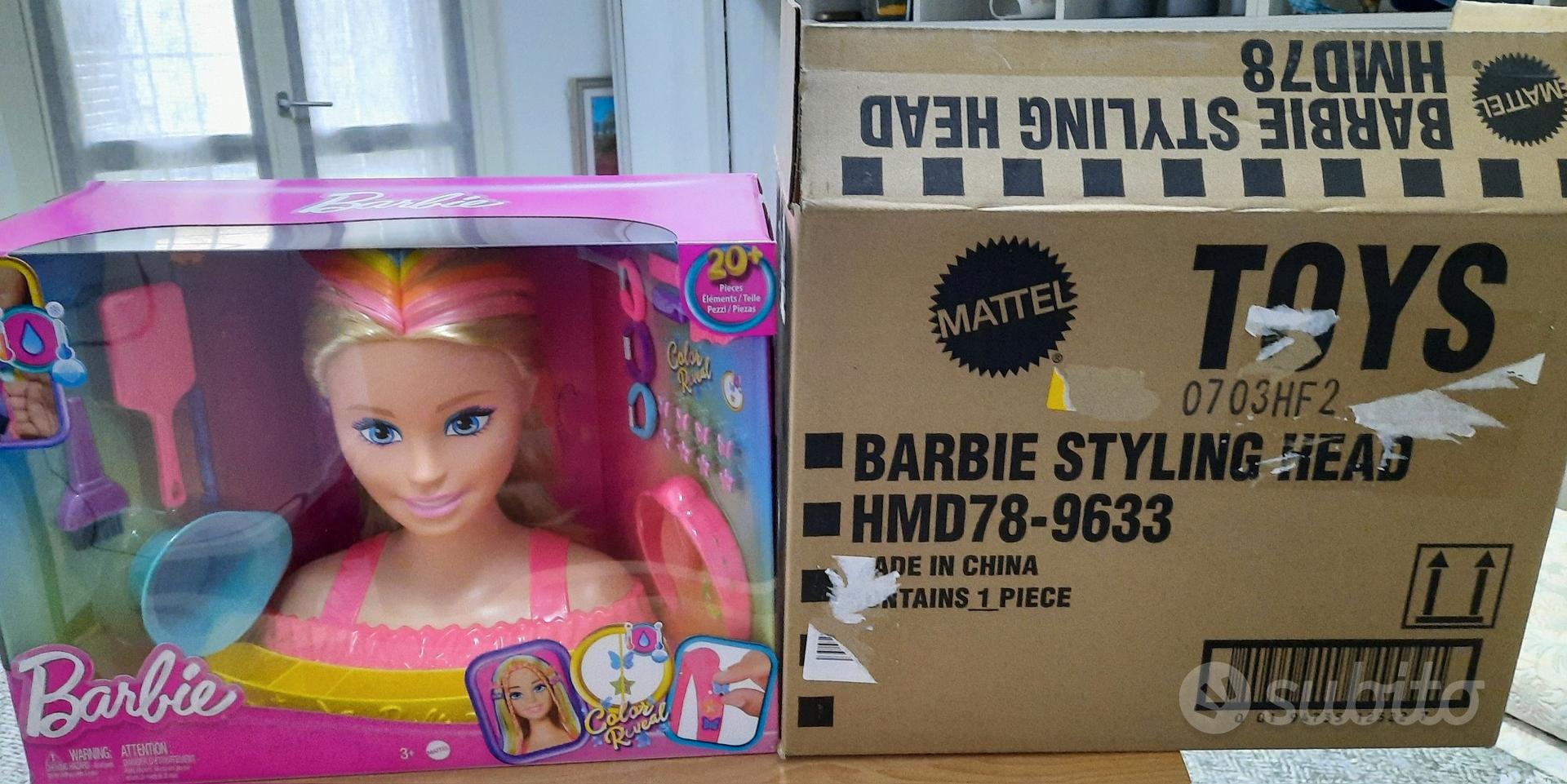 Barbie Styling Head Capelli Arcobaleno HMD78