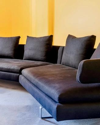 B&B Italia divano ARNE 320 in Cotone Blu NOTTE