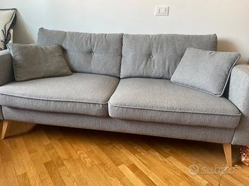 DIVANO MAISON DU MONDE GRIGIO CHIARO – OTTIME COND