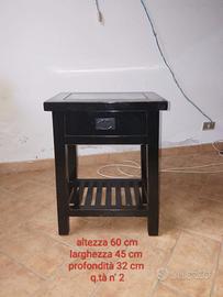 comodino nero