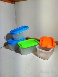 4 Contenitori Belli Forti 10cm x 9cm x 6cm  Marca