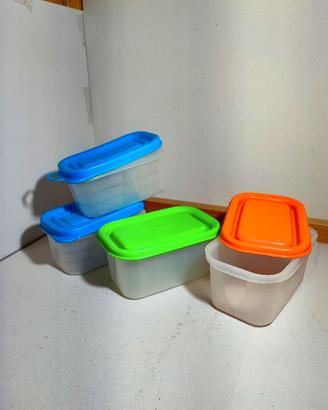 4 Contenitori Belli Forti 10cm x 9cm x 6cm  Marca