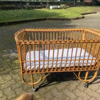 Lettino vimini da 0 a 24 mesi come nuovo