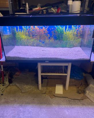 Juwel 180 luce led ghiaia e fondo