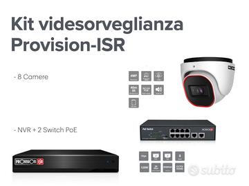 Kit videosorveglianza professionale completo
