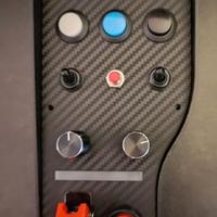 Button Box Sim Racing con LED Flag SimHub + Staffa