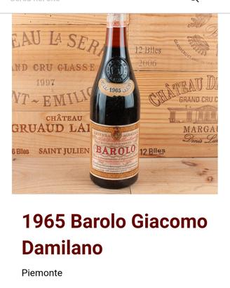 Barolo Giacomo Damilano 1965