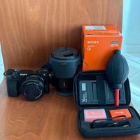 Sony a6100 kit + Sony SELP 18-105 G + altro