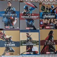 blu ray e DVD film MARVEL