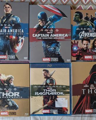 blu ray e DVD film MARVEL