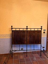 letto antico in ferro