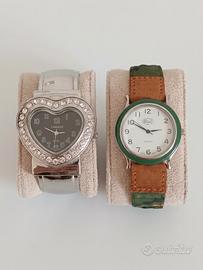 lotto 2 orologi uomo e donna vintage 