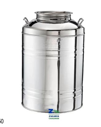 contenitore per olio 50 litri in acciaio