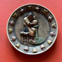Piatto da Muro - Ceramica Sarda - decorato a mano