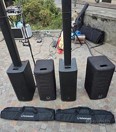 Sistema audio colonnaTurbosound ip1000 con cover 