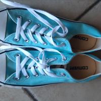 Scarpe converse azzurre